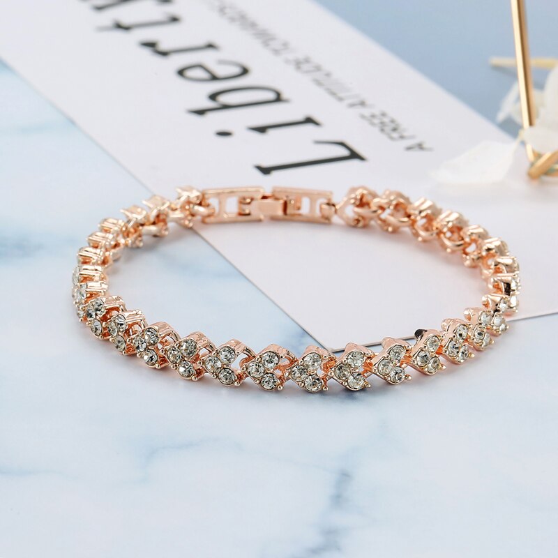 Luxury Roman Crystal Women's Bracelet