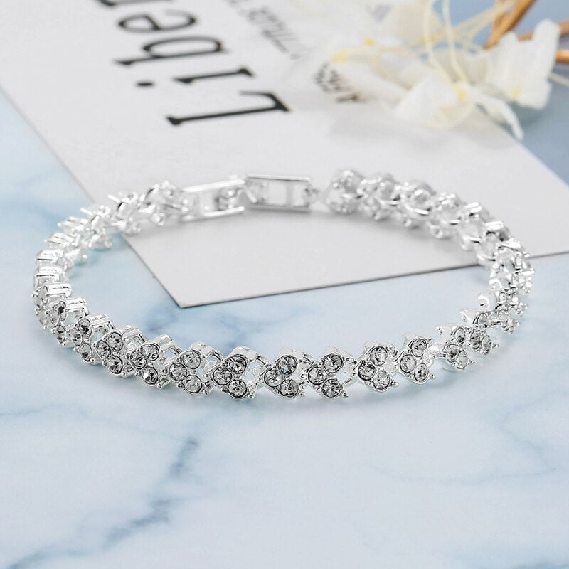 Luxury Roman Crystal Women's Bracelet